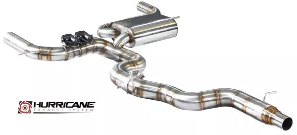 Hurricane Exhaust 3.5" ECE Klappenanlage für Audi S3 8V 300PS VFL Sportback