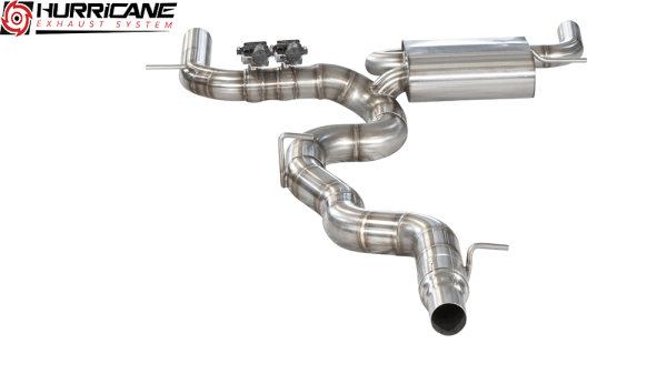 Hurricane Exhaust 3.5" ECE Klappenanlage für VW Golf 7 R VFL V2