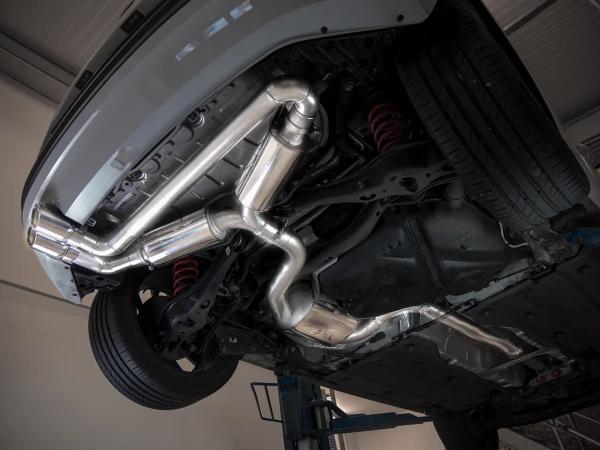 Bull-X "VAG02" Abgasanlage Y-Style für Seat Leon FR 5F 1.8 TSI Bull-X "VAG02" Abgasanlage Y-Style für Seat Leon FR 5F 1.8 TSI