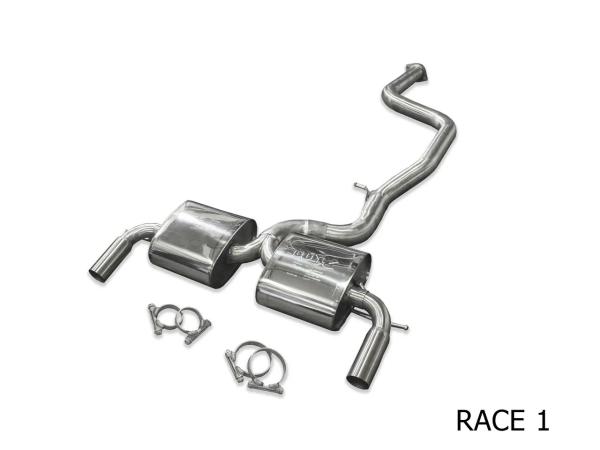 Ford Focus ST/RS BULL-X Y-Style 3" AGA "Race 1" o. Endrohrsatz Ford Focus ST/RS BULL-X Y-Style 3" AGA "Race 1" o. Endrohrsatz