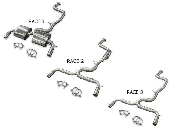 Ford Focus ST/RS BULL-X Y-Style 3" AGA "Race 2" o. Endrohrsatz Ford Focus ST/RS BULL-X Y-Style 3" AGA "Race 2" o. Endrohrsatz
