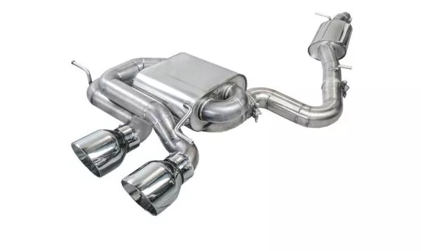 EGO-X Abgasanlage 3,5" mit 3" MSD für VW Golf 6 R / Golf 5 R32