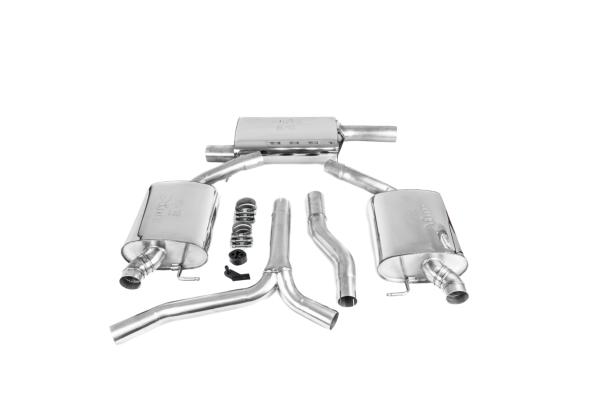 Bull-X Abgasanlage 2,75" für Audi A4/A5 B8 1.8-2.0 TFSI Bull-X Abgasanlage 2,75" für Audi A4/A5 B8 1.8-2.0 TFSI