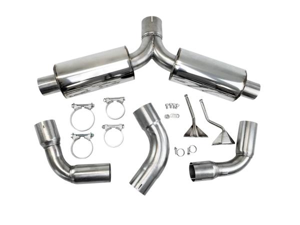 Bull-X Y-Style Endschalldämpfer 3" für Seat Leon Cupra 5F / VW Golf 7 GTI Bull-X Y-Style Endschalldämpfer 3" für Seat Leon Cupra 5F / VW Golf 7 GTI