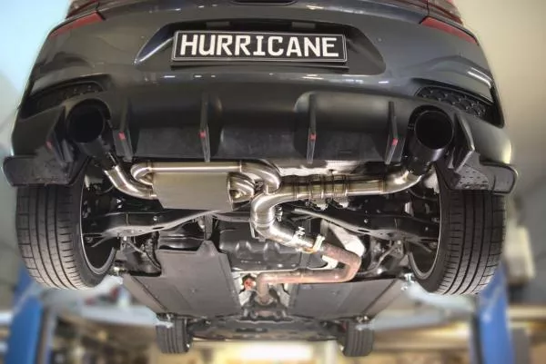 Hurricane Exhaust 3.5" ECE Klappenanlage für Hyundai i30 N OPF, Performance OPF, Project C OPF 250-275PS V1