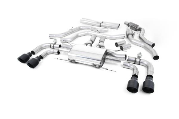 Milltek Sport Abgasanlage ab Kat für Alfa Romeo Giulia Quadrifoglio 2.9 V6 Bi-Turbo (Non OPF Modelle)