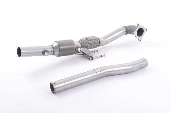 Milltek Sport Downpipe mit Racing Kat für Audi A3 2.0T FSI quattro 5-Türer SportBack