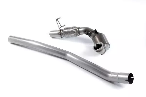 Milltek Sport ECE Large Bore Downpipe und Hi-Flow Sport Katalysator für Audi S3 2.0 TFSI quattro 3-Türer 8V/8V.2 (Non-OPF)