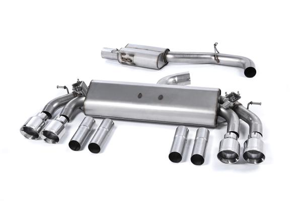 Milltek Sport Abgasanlage ab Kat für Audi S3 2.0 TFSI quattro Limousine & Cabrio 8V/8V.2 (Non-OPF)