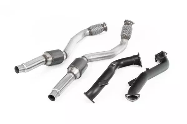 Milltek Sport Large Bore Downpipe und Hi-Flow Sport Katalysator für Audi S6 4.0 TFSI C7 quattro