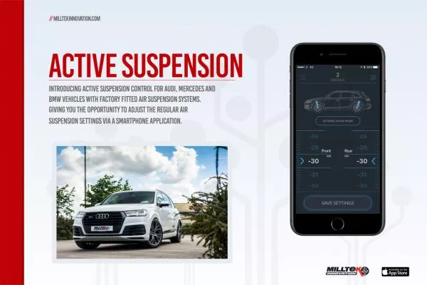 Milltek Sport Active Suspension Control für Audi Q7 3.0TDI (218 & 272PS) 4M