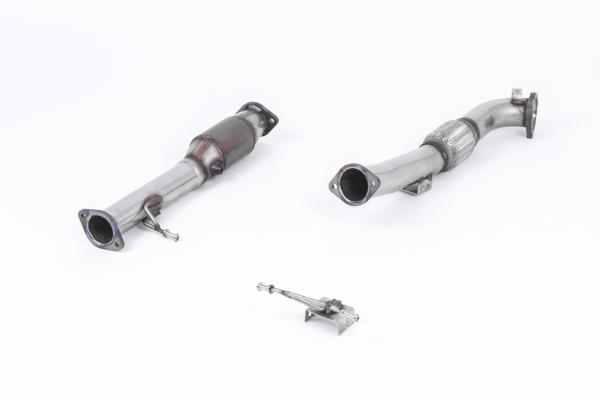 Milltek Sport Large Bore Downpipe und Hi-Flow Sport Katalysator für Ford Focus Mk2 ST 225