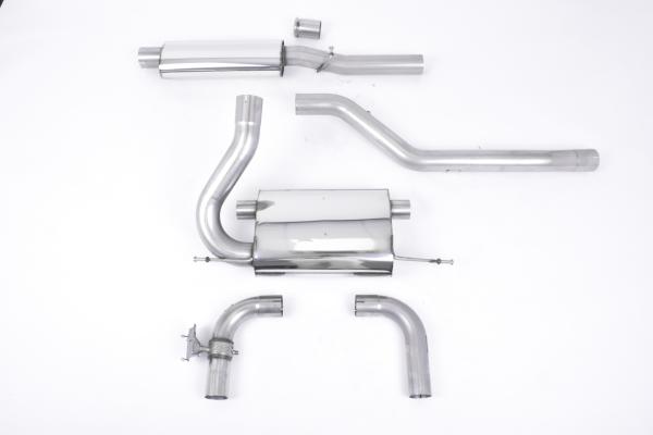 Milltek Sport ECE Abgasanlage ab Kat für Ford Focus Mk3 RS 2.3-Liter EcoBoost 4wd 5-Türer Hatchback