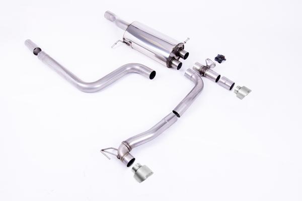 Milltek Sport ECE Abgasanlage ab Kat für Ford Fiesta Mk8 ST 1.5 EcoBoost 200PS (Modelle ab Sept 2020)