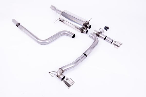 Milltek Sport ECE Abgasanlage ab Kat für Ford Fiesta Mk8 ST 1.5 EcoBoost 200PS (Modelle ab Sept 2020)