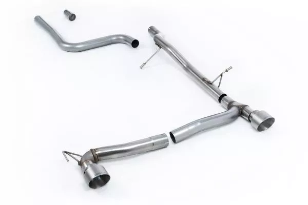 Milltek Sport Abgasanlage ab OPF für Ford Fiesta Mk8 1.0T EcoBoost ST-Line 3 & 5-Türer (100ps & 125ps OPF Modelle) - Maxton Doppelendrohr Kits