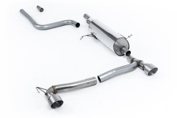 Milltek Sport Abgasanlage ab OPF für Ford Fiesta Mk8 1.0T EcoBoost ST-Line 3 & 5-Türer (100ps & 125ps OPF Modelle) - Maxton Doppelendrohr Kits