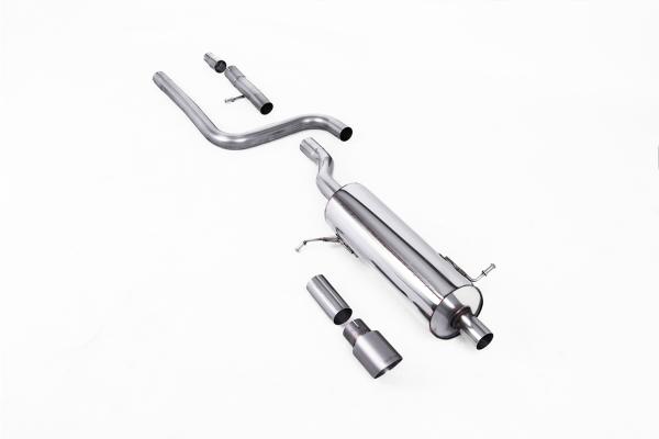 Milltek Sport Abgasanlage ab OPF für Ford Fiesta Mk8 1.0T EcoBoost ST-Line 3 & 5-Türer (155ps Hybrid OPF Modelle)