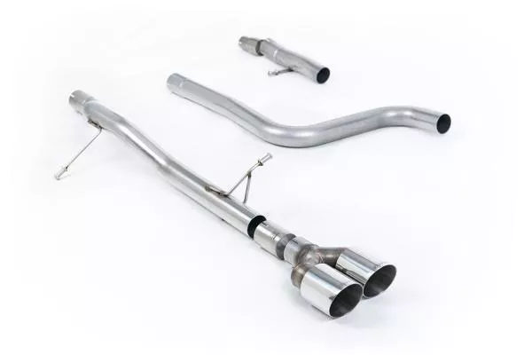 Milltek Sport Abgasanlage ab OPF für Ford Fiesta Mk8 1.0T EcoBoost ST-Line 3 & 5-Türer (155ps Hybrid OPF Modelle)