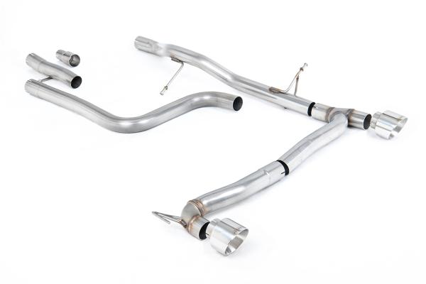 Milltek Sport Abgasanlage ab OPF für Ford Fiesta Mk8 1.0T EcoBoost ST-Line 3 & 5-Türer (155ps Hybrid OPF Modelle) - Maxton Doppelendrohr Kits
