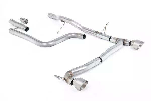 Milltek Sport Abgasanlage ab OPF für Ford Fiesta Mk8 1.0T EcoBoost ST-Line 3 & 5-Türer (155ps Hybrid OPF Modelle) - Maxton Doppelendrohr Kits