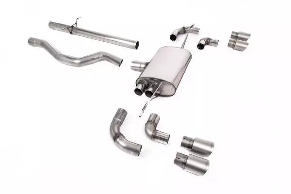 Milltek Sport Abgasanlage ab OPF für Land Rover Defender 110 2.0 I4 P300 & P400e (OPF und Non-OPF Modelle)