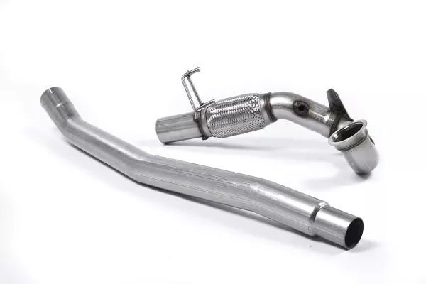 Milltek Sport Large Bore Downpipe und Katersatzrohr für Audi S3 2.0 TFSI quattro Limousine & Cabrio 8V/8V.2 (Non-OPF)