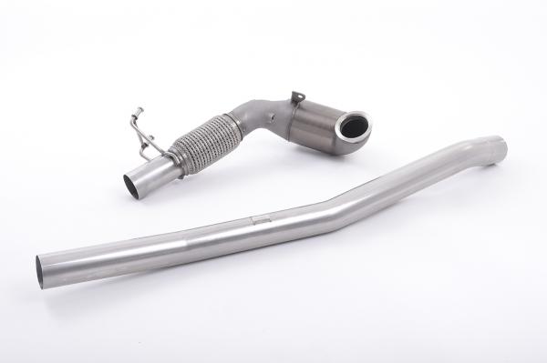 Milltek Sport Downpipe mit Racing Kat für Audi S3 2.0 TFSI quattro 3-Türer 8V/8V.2 (Non-OPF)