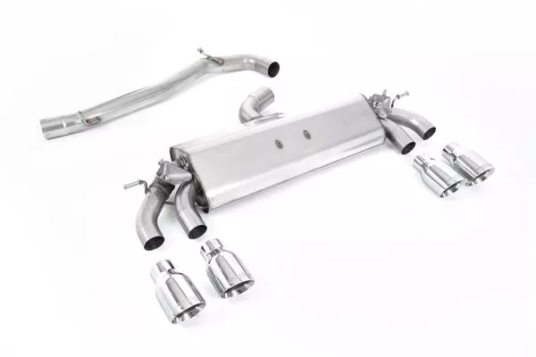 Milltek Sport Abgasanlage ab Kat für Volkswagen Golf Mk7.5 R 2.0 TSI 310PS (Non-OPF) - 76mm & EC Approved Systems