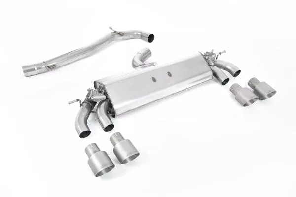 Milltek Sport Abgasanlage ab Kat für Volkswagen Golf Mk7.5 R 2.0 TSI 310PS (Non-OPF) - 76mm & EC Approved Systems
