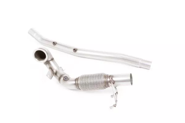 Milltek Sport Large Bore Downpipe und Katersatzrohr für Audi S3 2.0 TFSI quattro Limousine & Cabrio 8V.2 (Mit OPF)