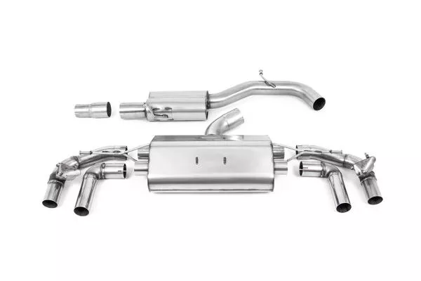 Milltek Sport ECE Abgasanlage ab OPF für Volkswagen Golf Mk8 R 2.0 TSI 320PS (Mit OPF)