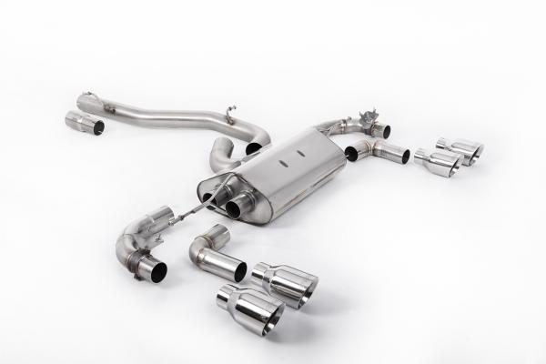 Milltek Sport Abgasanlage ab Kat für Volkswagen Golf Mk7.5 R 2.0 TSI 310PS (Non-OPF) - 80mm Race Systems