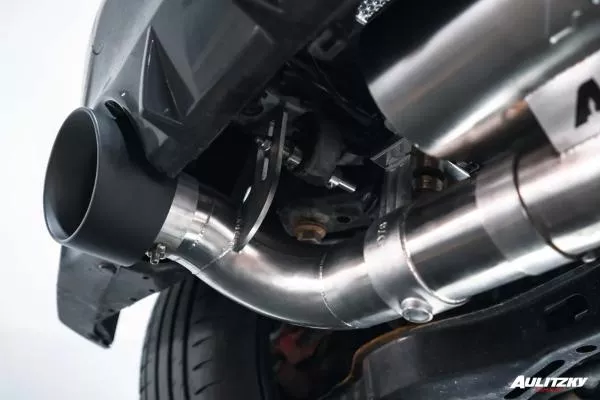 Aulitzky Exhaust ECE 3 Zoll Klappenanlage für Toyota Yaris GR mit OPF