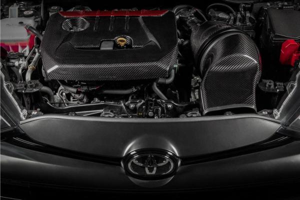 Eventuri Carbon Kevlar Motorabdeckung für Toyota Yaris GR 2021+ - carbon matt