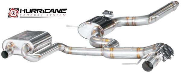 Hurricane Exhaust 3.5" ECE Klappenanlage für Skoda Octavia RS Final Edition OPF 5E V3 Hurricane Exhaust 3.5" ECE Klappenanlage für Skoda Octavia RS Final Edition OPF 5E V3