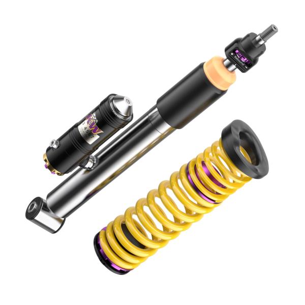 KW Gewindefahrwerk Variante 4 Inox (mit Druck- & Zugstufendämpfung) für BMW M4 Typ F82 CS ohne EDC KW Gewindefahrwerk Variante 4 Inox (mit Druck- & Zugstufendämpfung) für BMW M4 Typ F82 CS ohne EDC