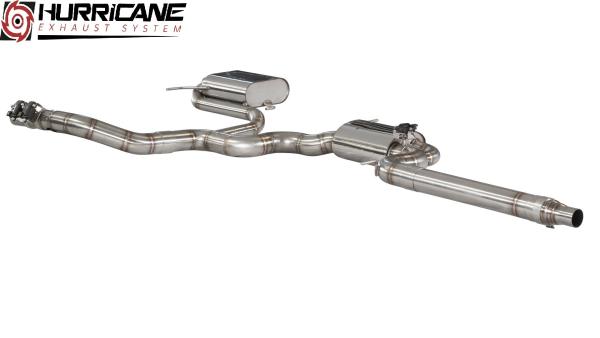 Hurricane Exhaust 3.5" ECE Klappenanlage für Seat Leon FR ST 190PS OPF 5F V3 Hurricane Exhaust 3.5" ECE Klappenanlage für Seat Leon FR ST 190PS OPF 5F V3