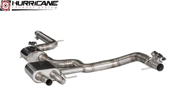 Hurricane Exhaust 3.5" ECE Klappenanlage für Seat Leon FR ST 190PS OPF 5F V3 Hurricane Exhaust 3.5" ECE Klappenanlage für Seat Leon FR ST 190PS OPF 5F V3