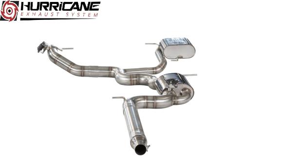 Hurricane Exhaust 3.5" ECE Klappenanlage für Seat Leon FR ST 190PS OPF 5F V3 Hurricane Exhaust 3.5" ECE Klappenanlage für Seat Leon FR ST 190PS OPF 5F V3