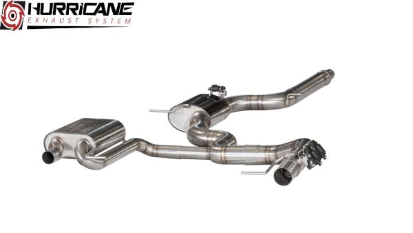 Hurricane Exhaust 3.5" ECE Klappenanlage für Seat Leon FR ST 190PS OPF 5F V3 Hurricane Exhaust 3.5" ECE Klappenanlage für Seat Leon FR ST 190PS OPF 5F V3
